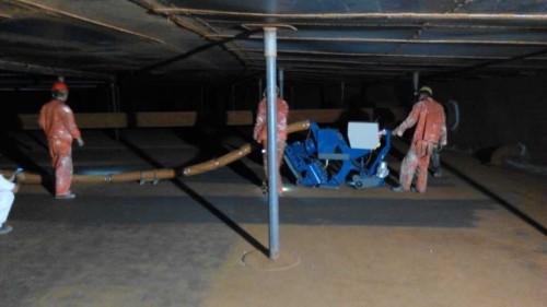 船舶舷體、大型儲罐體除鏽拋丸機