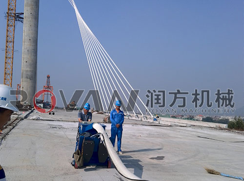 麻豆激情视频在福建夏漳高速施工